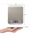 Lüx Dijital Mutfak Terazisi 5 Kg 1 Gr Hassas Paslanmaz Çelik + Pil