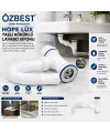 Lüx Paslanmaz Taşlı Körüklü Lavabo Sifon