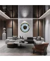 Luxury Gold 60 Cm Çarklı Duvar Saati