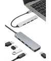 Macbook Pro/air Uyumlu Usb Type-c 8 In 1 Hub Dönüştürücü Çevirici Çoklayıcı Usb Hdmı Micro Sd 8 Girişli