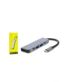 Macbook Pro/air Uyumlu Usb Type-c 8 In 1 Hub Dönüştürücü Çevirici Çoklayıcı Usb Hdmı Micro Sd 8 Girişli
