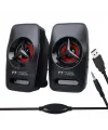Magicvoice T-19 1+1 USB Pc Mini Hoparlör - Speaker (2*3 Watt - 4 Ohm)