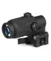 Magnifier 5x Yakınlaştırmalı Dürbün  22mm Ray Uyumlu, Katlanır Yaylı Ayaklı