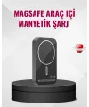 Magsafe Araç Telefon Tutucu 15w Hızlı Şarj Type-c Girişli