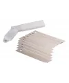 Maket Bıçağı - Falçata Ağzı - Yedeği Kalın 18mm - 100 Adet