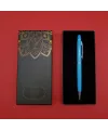 Mandala Desenli Kutulu Turkuaz Tükenmez Kalem
