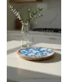 Mango Agacı Pasta Tabağı & Sunum Tabağı 20 Cm Desenli