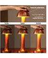 Mantar Dokunmatik LED Masa Lambası
