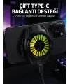 Manyetik Bağlantılı Çift Type-c Girişli Telefon Soğutucu