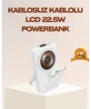 Manyetik Kablosuz Powerbank 22.5w Hızlı Şarj Lcd Ekranlı