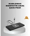 Manyetik Şarj Pedi 7.5w 10w 15w Hızlı Şarj Kaymaz Tabanlı