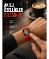Manyetik Şarjlı Akıllı Saat İos Android Uyumlu Yeni Nesil
