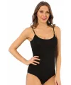  Bayan İp Askılı Çıtçıtlı Body Siyah