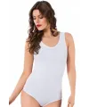  Bayan Kalın Askılı Body Beyaz
