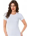  Bayan Kısa Kol Body Beyaz