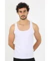  Erkek Penye Beyaz Atlet