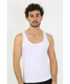  Erkek Penye Beyaz Atlet