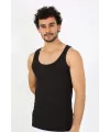  Erkek Penye Siyah Atlet