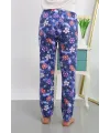  Kadın Pamuklu Alt Pijama Lacivert