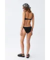  Kadın Straplez Siyah Bikini Takımı