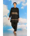  Kadın Tam Tesettür Mayo Siyah