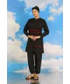  Kadın Tam Tesettür Mayo Siyah