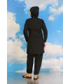  Kadın Tam Tesettür Mayo Siyah
