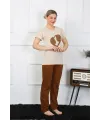  Kısa Kol Penye Pijama Takımı