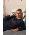  Polar Kadın Pijama Takımı Lacivert