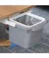 Masa Altı Sürgülü Mini Çöp Kovası