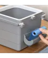 Masa Altı Sürgülü Mini Çöp Kovası