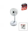 Masa Üstü Vantilatör Usb Şarjlı Katlanır Fan=16.4cm - Uzayan Ayak=12.5-19cm 180 Derece Dönebilen Telefonluklu Bwfn-11