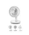 Masaüstü Mini Fan Sessiz Çalışan 2 Hızlı Otomatik Salınımlı Fan