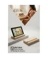 Masif Ahşap Tablet Standı ve Telefon Tutucu – Estetik Ergonomi 722866