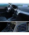 Mavi Araba Oto trim Dekorasyon Şeridi Kauçuk Elastik Kolay Kurulum 5 Metre Şerit Bant