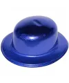 Mavi Renk Hologramlı Plastik Yuvarlak Melon 27x24 cm