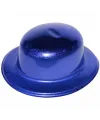 Mavi Renk Hologramlı Plastik Yuvarlak Melon 27x24 Cm