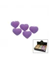 5 Pcs Mini Kalp Renkli Ve Kokulu Mum IEGCWZF
