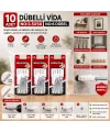 3.5x50 10 Pcs Dübelli Vida IEGKR14