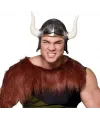 Mega Boynuzlu Viking Ivar Kaskı Eskitilmiş Desen Gümüş Renk