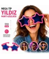 Mega Tip Yıldız Parti Gözlüğü Pembe Renk