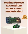 Mekanik Led Gaming Klavye Mouse Seti – Yüksek Tepki Ve Ergonomi