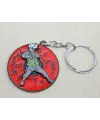 Metal Dönen Anime Figür Anahtarlık