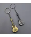 Metal Gitar Anahtarlık