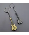 Metal Gitar Anahtarlık