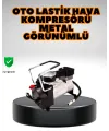 Metal Gövde Lastik Şişirme Kompresörü Suv 4x4 Uyumlu