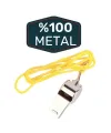 Metal Ipli Hakem ve Deprem Düdüğü (24lü)