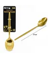 Metal Servis Kaşığı - Gold Renk - 27 cm