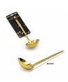 Metal Servis Kepçesi - Gold Renk - 24.5 cm