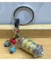 Metal Tibet Şans Çarkı Anahtarlık